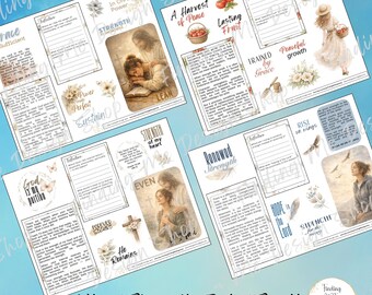 Wanneer kracht klein voelt | Stickers bijbeljournaal | Christelijke stickers | Digitale download | Afdrukbare items over de Schriftreflectie