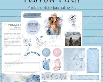 Narrow Path | Bible Journaling Kit | Christian Devotional kit
