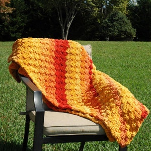 Soft and Fluffy Crochet Throw Blanket