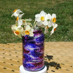 Glass Resin Flower Vase