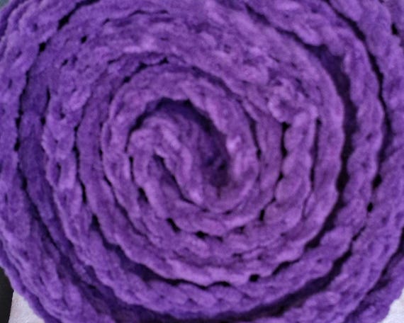 Purple Plush Valentine Scarf