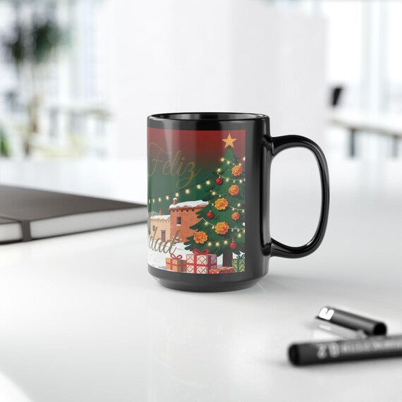 Feliz Navidad Coffe Mug, Hispanic Heritage Christmas Mugs, Multiple Sizes