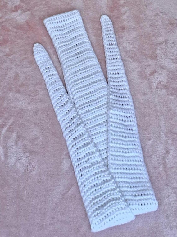 Skinny Scarf Sparking White