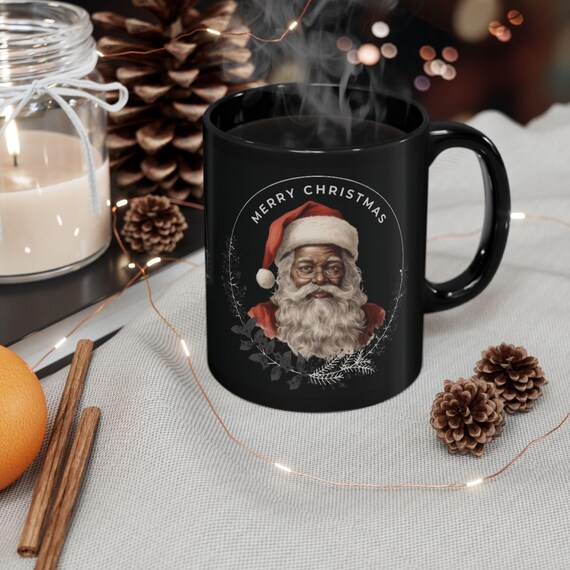 Blanta Clause Mug, Black Santa Clause, Blanta Clause, Urban Holiday Cheer, Black Mug (11oz, 15oz)