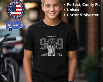 Camiseta Juice WRLD para niños y jóvenes / Camiseta Juice Wrld / Camiseta Juice Wrld para niños y jóvenes - Para niños - Sudadera con capucha de regalo - Juice Wrld - Camisetas Juice Wrld