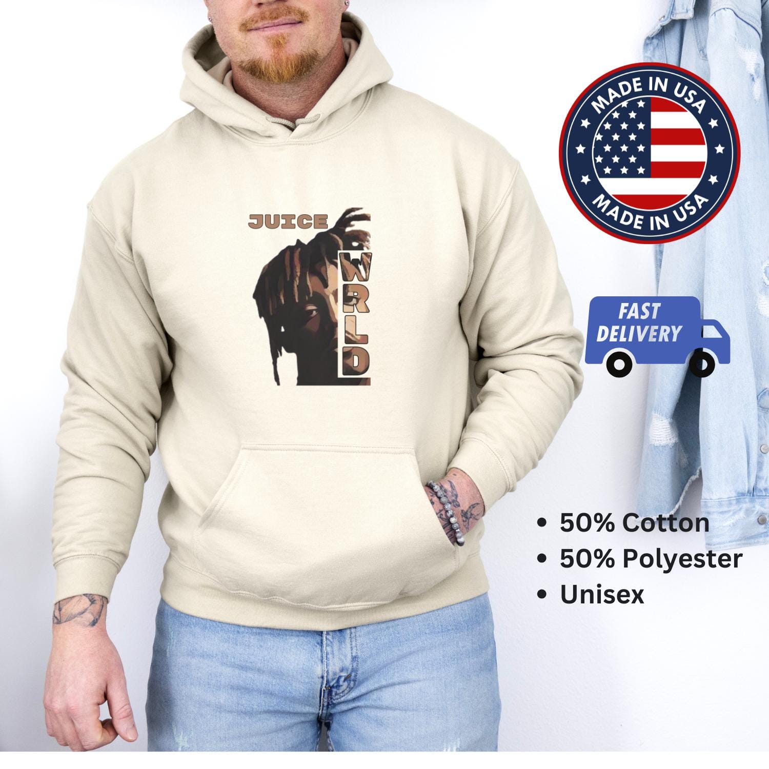 Juice WRLD Limited Edition Hoodie – Rap Icon Merch - Etsy