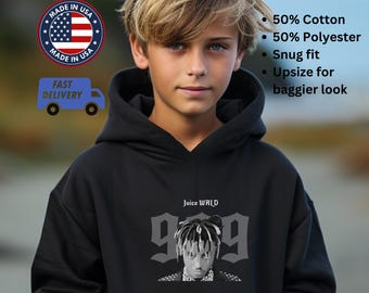 Juice WRLD Hoodie - Juice WRLD Kids Sweatshirt | 999 Youth Hoodie