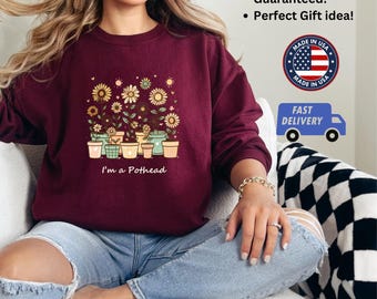 Plant Lady Sweatshirt, Plant Lady Shirt, Plant Lady Gift, Crazy Plant Lady Gifts, Crazy Plant Lady, Plant Shirt, Plant Gift, Plant Lover