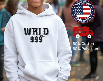 Kids Juice Wrld Hoodie - Youth Juice Wrld Sweater for Kids, Boys Merch - Juice WRLD Hoodie Gift - Juice Wrld Sweatshirt - Juice Wrld Shirt
