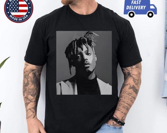 Camiseta unisex Juice WRLD / 999, algodón hilado en anillo