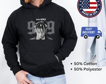 Juice WRLD Hoodie - Juice WRLD Sweater for Men | 999 Mens Juice Wrld Hoodie |  Sweater for Men | Juice WRLD Sweatshirt - Juice wrld Shirt