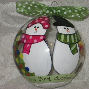 Our First Christmukkah -  Personalized and Hand Painted