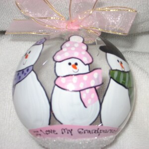 I Love My Grandparents -  Personalized and Hand Painted