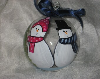 Couple -  Personalized and Hand Painted