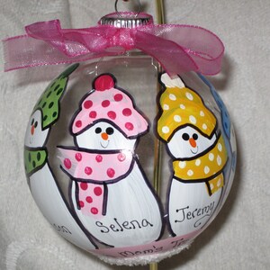 Grandma&#39;s Treasures - personalized and hand painted ornament