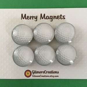 Set of Glass Magnets  &quot;Golf&quot;
