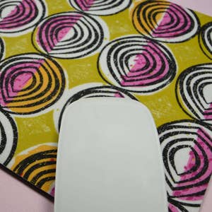 Fabric Mousepad or Trivet   African Inspired Onions