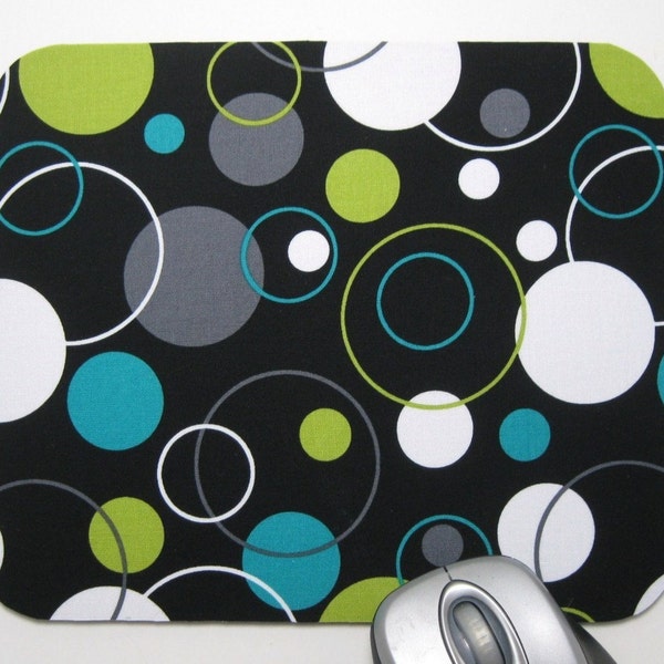 Fabric Mousepad or Trivet         Hoopla Dot