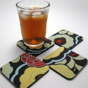 Coasters, Fabric Coasters        Mocca