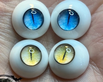 Chronic Art Dolls Resin Cat or Creature Eyes for Reborn & BJD Dolls ** FREE 1st Class Shipping **