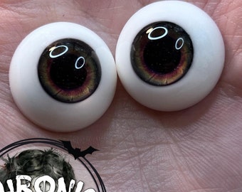 Human Newborn Hazel Resin Eyes for Reborn Dolls & BJDs by Chronic Art Dolls ** FREE 1st Class Shipping **