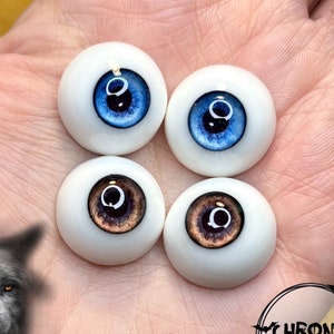 Chronic Art Dolls Resin Reborn & BJD Doll Eyes Werepup - Dog - Werewolf 14mm to 24mm **FREE 1st Class Shipping**