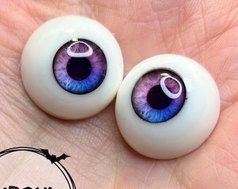 Chronic Art Dolls Blue-Purple Reborn Doll Eyes for Alternative Dolls & BJDs **FREE Shipping**