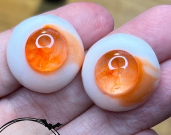 Chronic Art Dolls Peachy Resin Doll Eyes for Reborns & BJDs  **FREE Shipping**