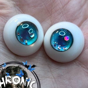 Lalki Chronic Art Resin Fantasy Teal Fairy Eyes dla lalek Reborn i Fantasy **DARMOWA wysyłka 1. klasy**
