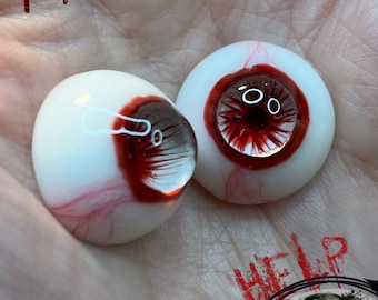 Chronic Art Dolls Dead Vampire Horror Eyes for Reborn & BJD Dolls •FREE Shipping• 14mm to 24mm