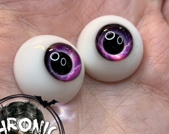 Chronic Art Dolls Beautiful Purple Resin Reborn or BJD Doll Eyes for Reborn Dolls & BJDs **FREE Shipping**