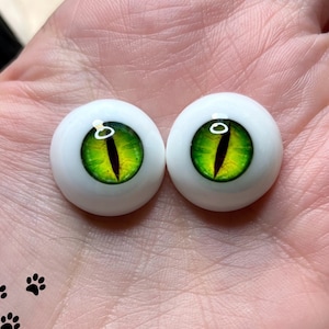 Chronic Art Dolls Resin Cat Eyes for BJD & Alternative Reborn Dolls- **FREE 1st Class Shipping**