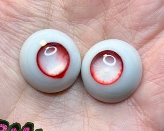 Chronic Art Dolls Zombie Resin Eyes for BJD & Reborn Dolls - 14mm to 22mm • Lori Nicolls **FREE 1st Class Shipping**