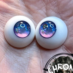Lalki Chronic Art Resin Fantasy Pink and Blue Fairy Eyes dla lalek Reborn & Fantasy **DARMOWA wysyłka 1. klasy**