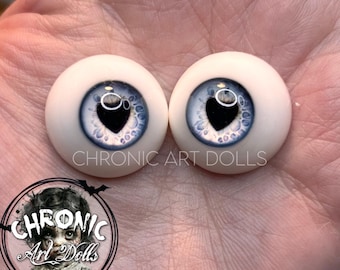 Żywiczne serca z żywicy epoksydowej do lalek artystycznych, rebornów i BJD firmy Chronic Art Dolls ** BEZPŁATNA wysyłka 1. klasy **