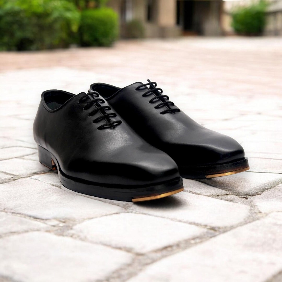 Luxury Genuine Leather Wingtip Oxfords for Men  Formal Dress Shoes