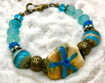 Azure Starfish Bracelet