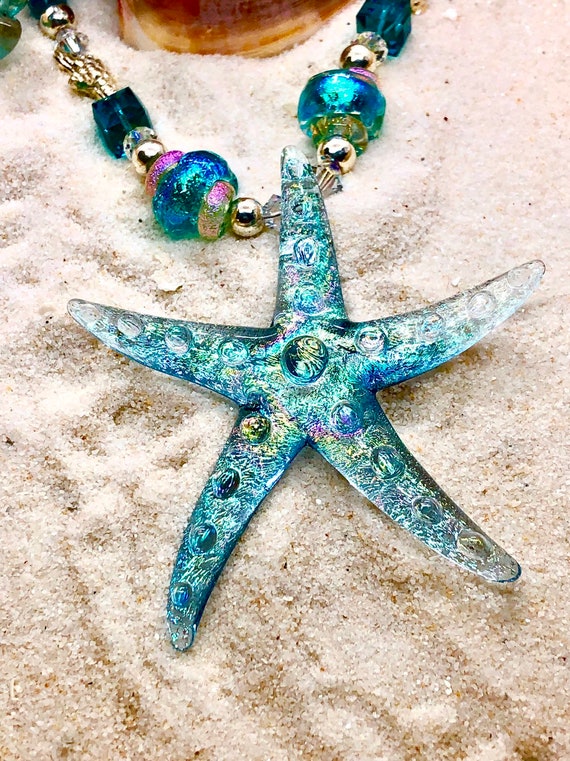 Etsy starfish necklace deals