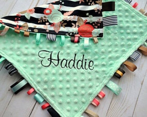 Etsy taggie blanket hotsell