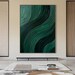 Original Green Abstract Minimalist Oil Painting | Green Abstract Art ...