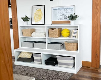 DIY Modern Hall Tree Bench, Coat Rack, Woodworking Cabinet, Hanger, Frameless Cabinet Collection, Digital PDF Plans, Instant Download
