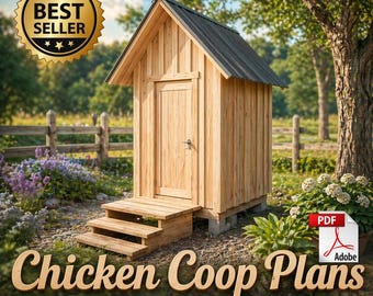 Chicken Coop Plans DIY Hen House Build Backyard Poultry Shed Design