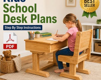 DIY 子供用デスクプラン、自分だけの勉強机を作ろう（デジタル
