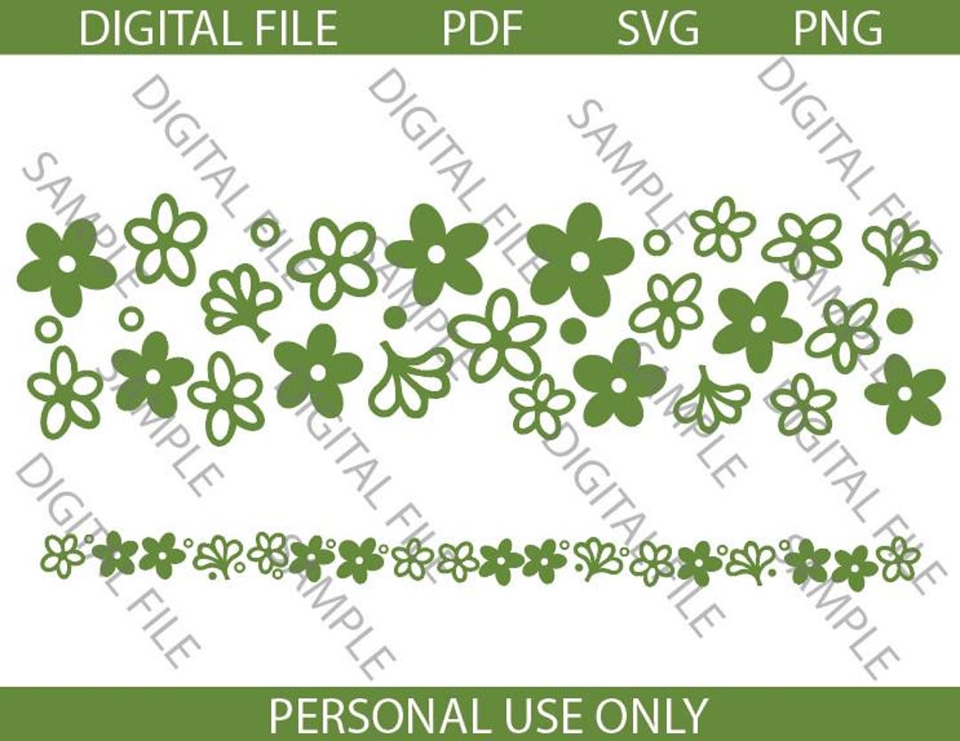 Vintage Pyrex Crazy Daisy/spring Blossom Pattern Cut File - Etsy