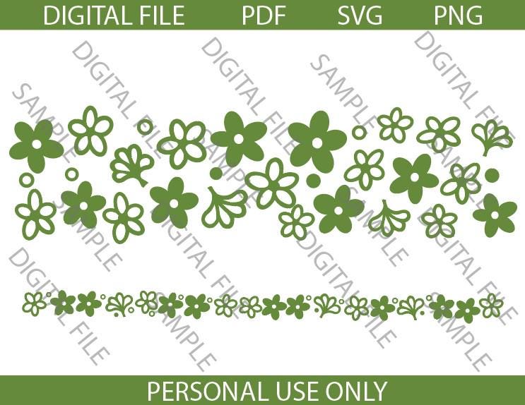 Vintage Pyrex Crazy Daisy/spring Blossom Pattern Cut File - Etsy