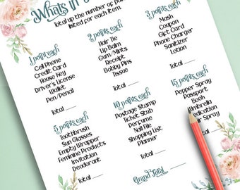 Printable Wedding Shower Game