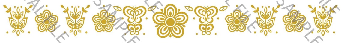 Vintage Pyrex Butterfly Gold Pattern Cut File - Etsy