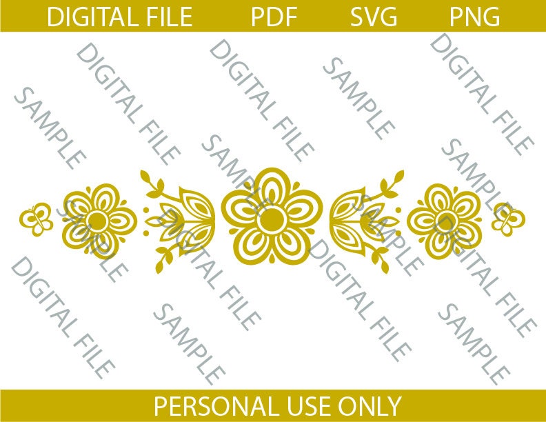 Vintage Pyrex Butterfly Gold Pattern Cut File - Etsy