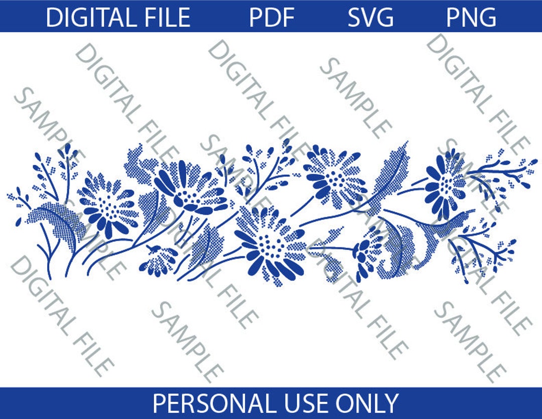 Vintage Pyrex Colonial Mist Pattern Cut File - Etsy
