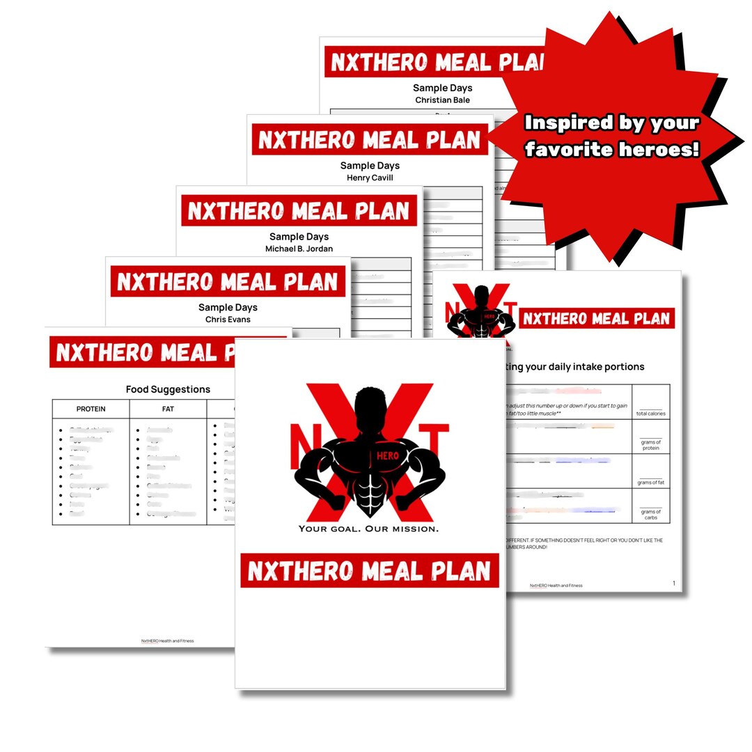 BUNDLE (the Hammer - Chris Hemsworth Inspired Fitness Plan + Meal Plan ...